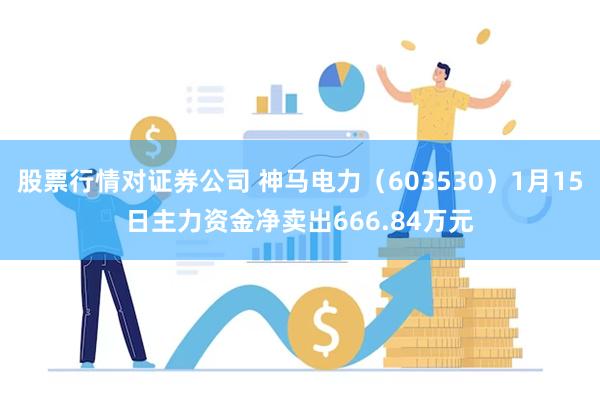 股票行情对证券公司 神马电力（603530）1月15日主力资金净卖出666.84万元